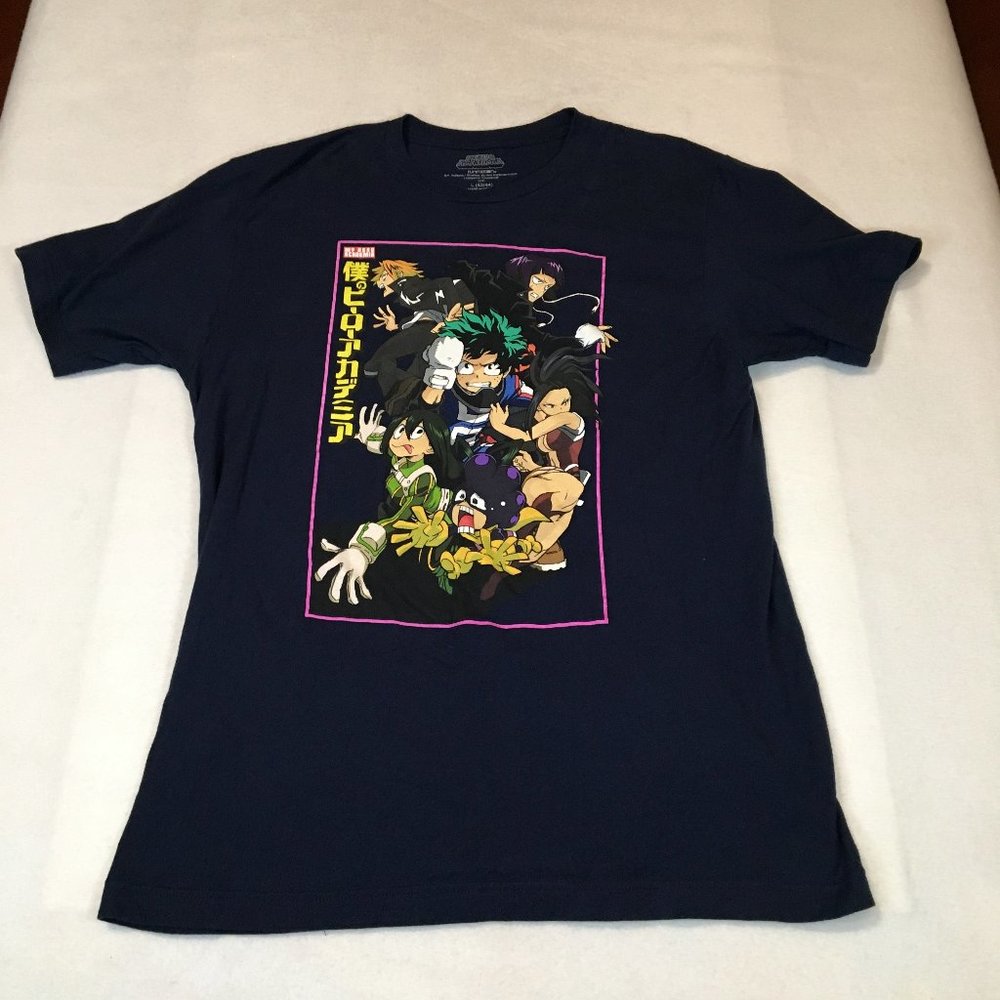 My Hero Academia Shirt 100% Cotton Large